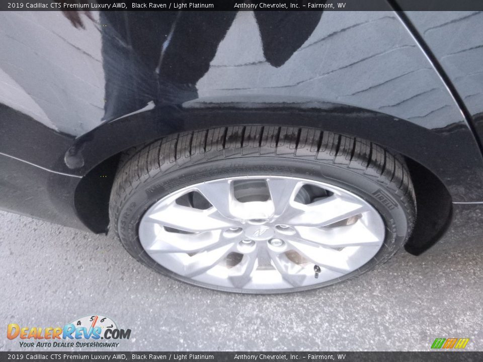 2019 Cadillac CTS Premium Luxury AWD Black Raven / Light Platinum Photo #7