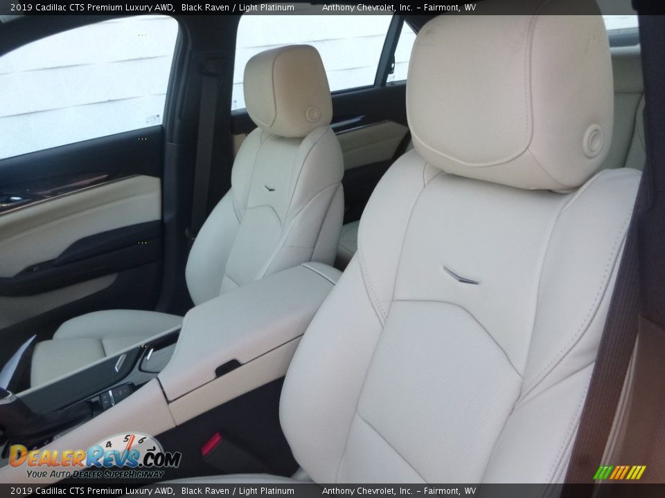 2019 Cadillac CTS Premium Luxury AWD Black Raven / Light Platinum Photo #13