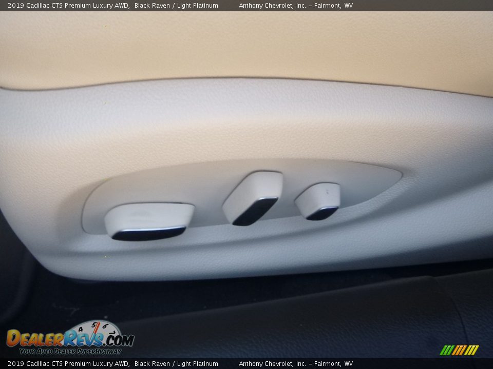 2019 Cadillac CTS Premium Luxury AWD Black Raven / Light Platinum Photo #15