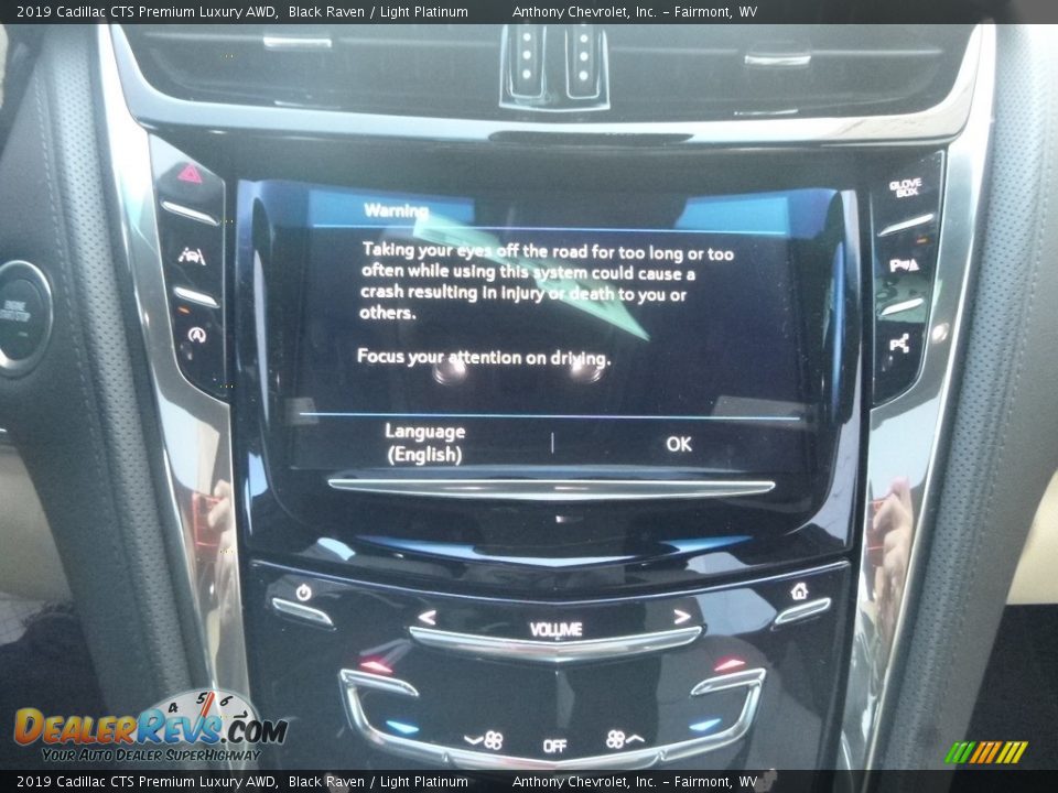 2019 Cadillac CTS Premium Luxury AWD Black Raven / Light Platinum Photo #16