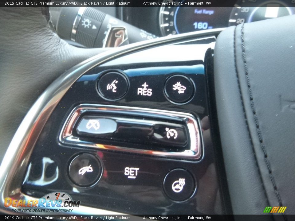2019 Cadillac CTS Premium Luxury AWD Black Raven / Light Platinum Photo #19