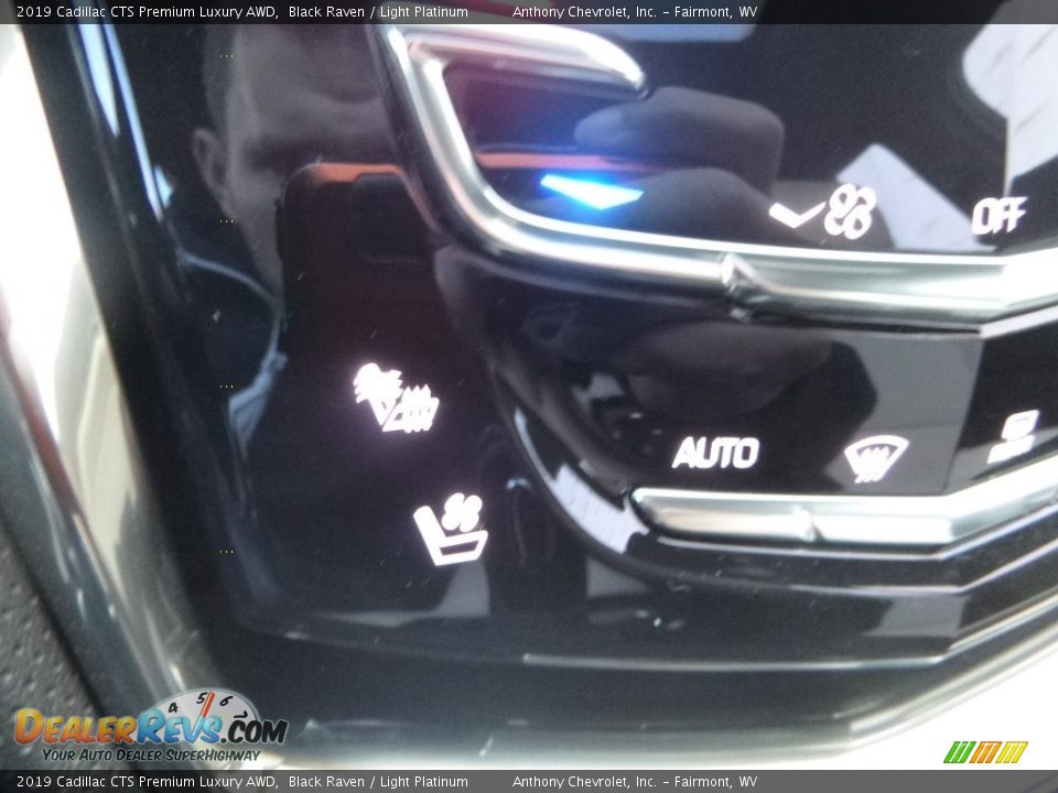 2019 Cadillac CTS Premium Luxury AWD Black Raven / Light Platinum Photo #20