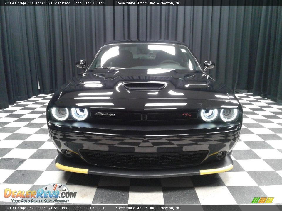 2019 Dodge Challenger R/T Scat Pack Pitch Black / Black Photo #3