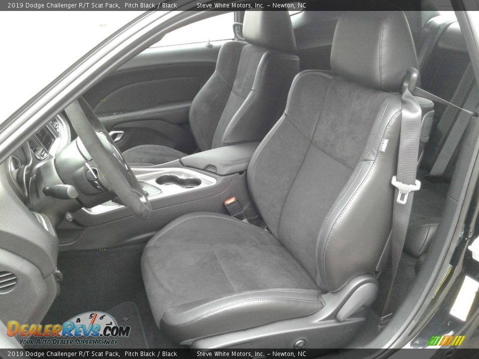 2019 Dodge Challenger R/T Scat Pack Pitch Black / Black Photo #10