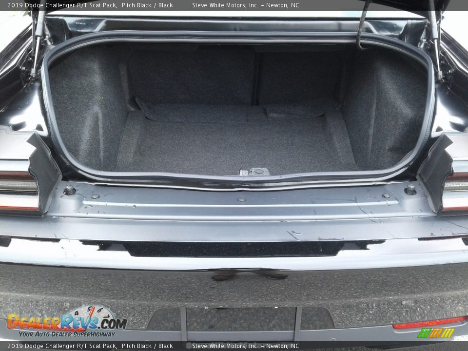 2019 Dodge Challenger R/T Scat Pack Pitch Black / Black Photo #12