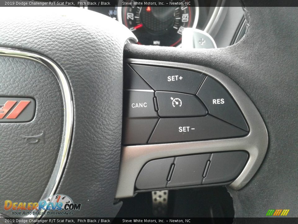2019 Dodge Challenger R/T Scat Pack Pitch Black / Black Photo #17