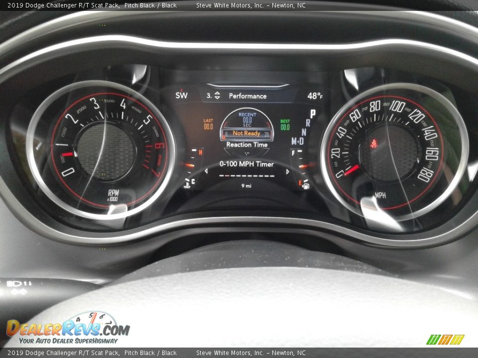 2019 Dodge Challenger R/T Scat Pack Pitch Black / Black Photo #18