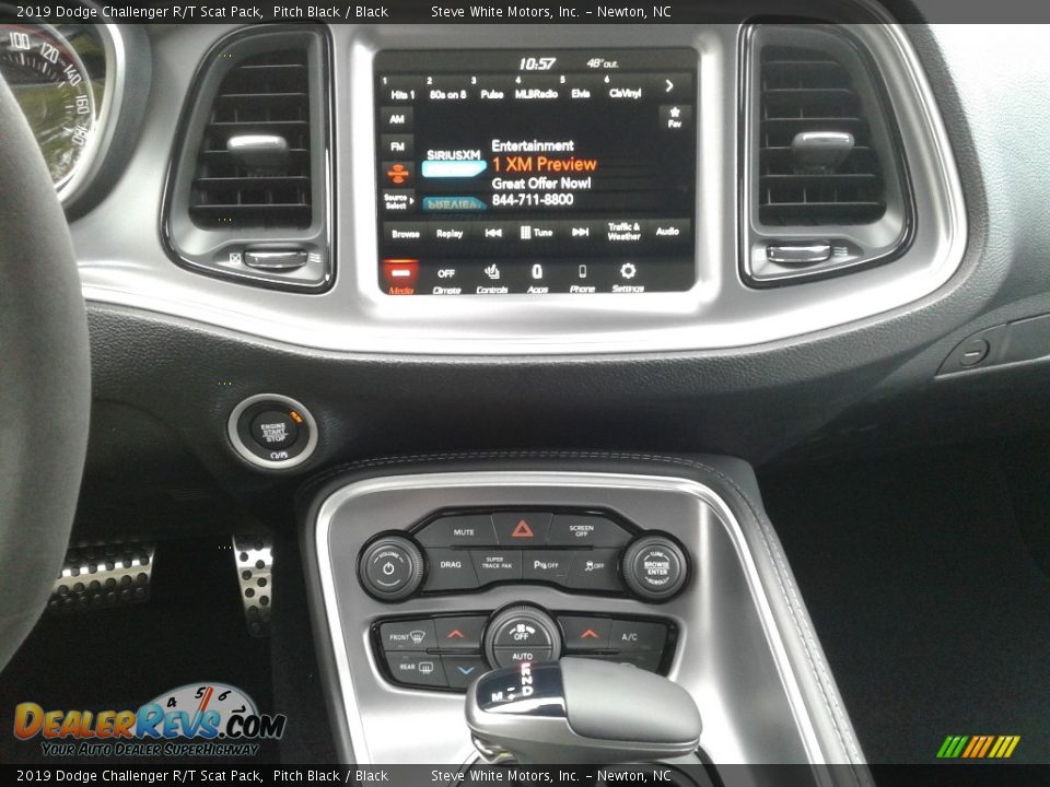 2019 Dodge Challenger R/T Scat Pack Pitch Black / Black Photo #19