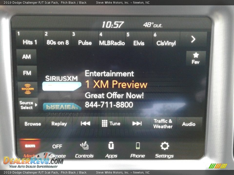 2019 Dodge Challenger R/T Scat Pack Pitch Black / Black Photo #20