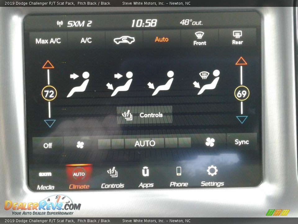 2019 Dodge Challenger R/T Scat Pack Pitch Black / Black Photo #22