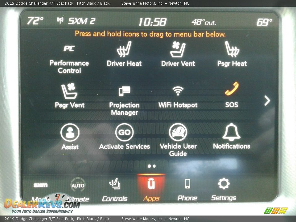 2019 Dodge Challenger R/T Scat Pack Pitch Black / Black Photo #24