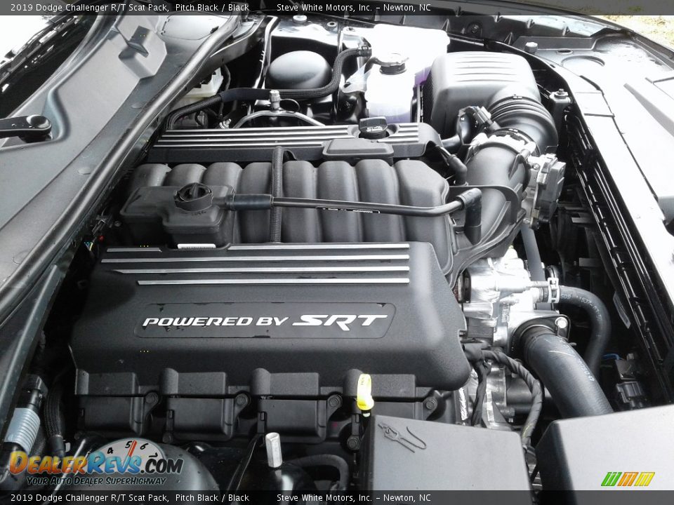 2019 Dodge Challenger R/T Scat Pack Pitch Black / Black Photo #35