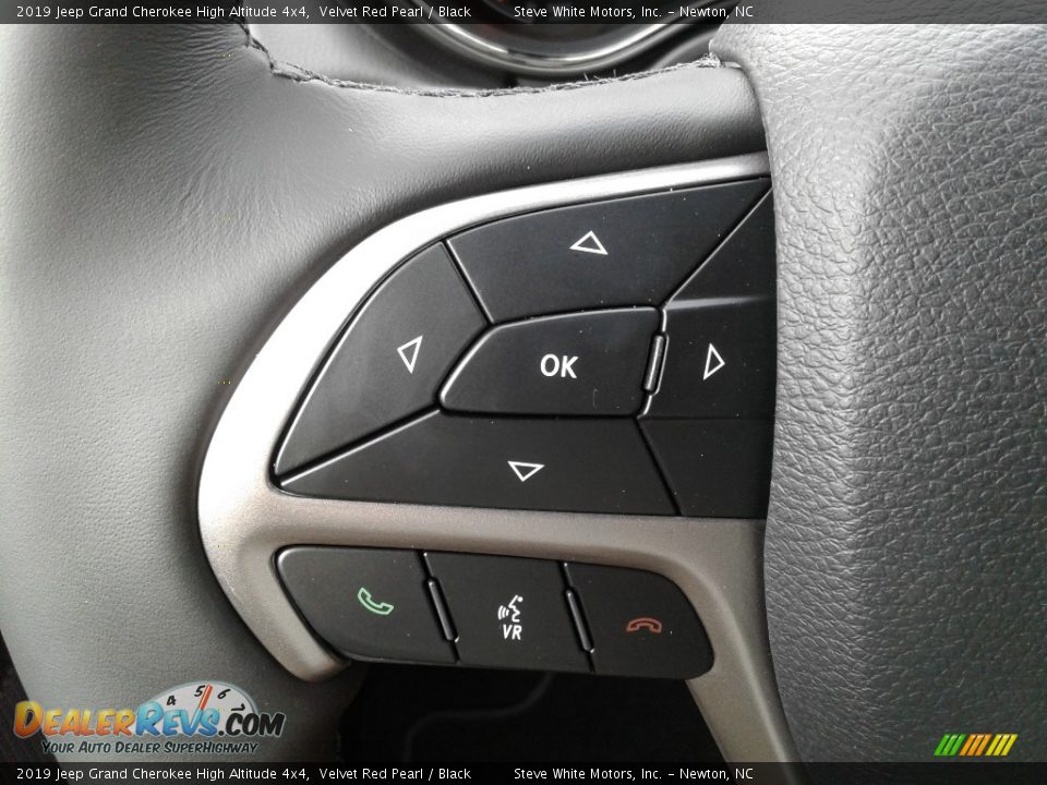 2019 Jeep Grand Cherokee High Altitude 4x4 Velvet Red Pearl / Black Photo #19