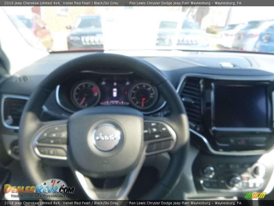 2019 Jeep Cherokee Limited 4x4 Velvet Red Pearl / Black/Ski Grey Photo #19