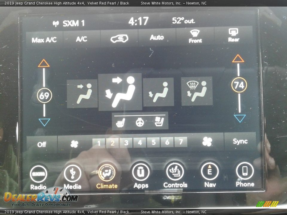 2019 Jeep Grand Cherokee High Altitude 4x4 Velvet Red Pearl / Black Photo #26
