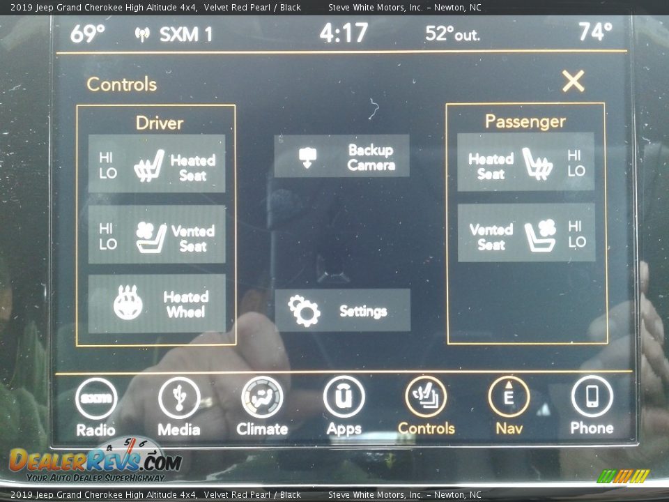 2019 Jeep Grand Cherokee High Altitude 4x4 Velvet Red Pearl / Black Photo #27
