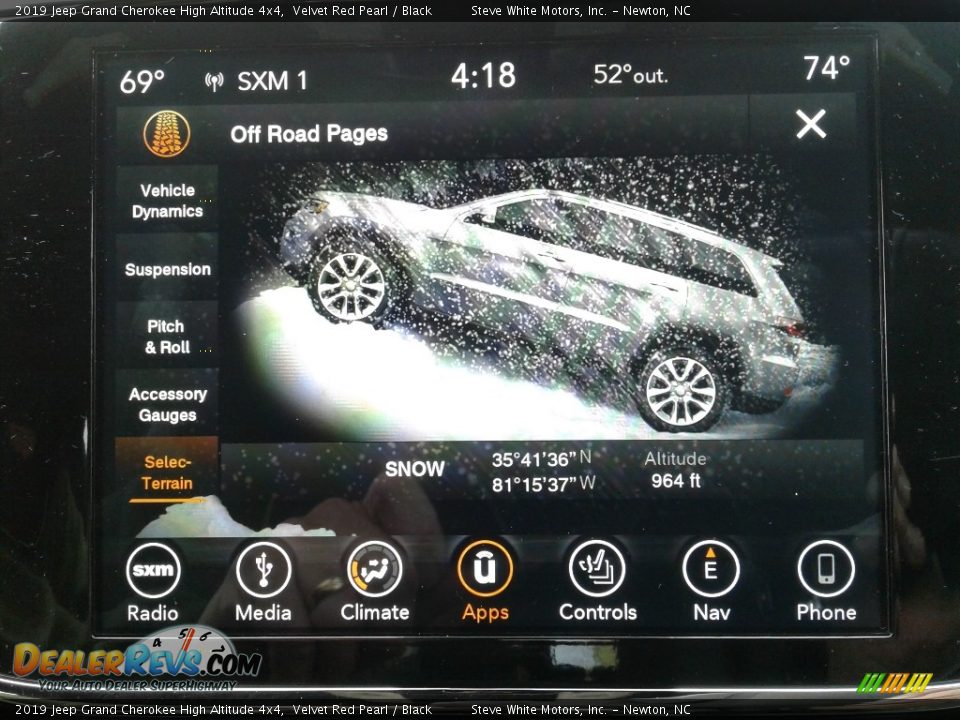 2019 Jeep Grand Cherokee High Altitude 4x4 Velvet Red Pearl / Black Photo #30