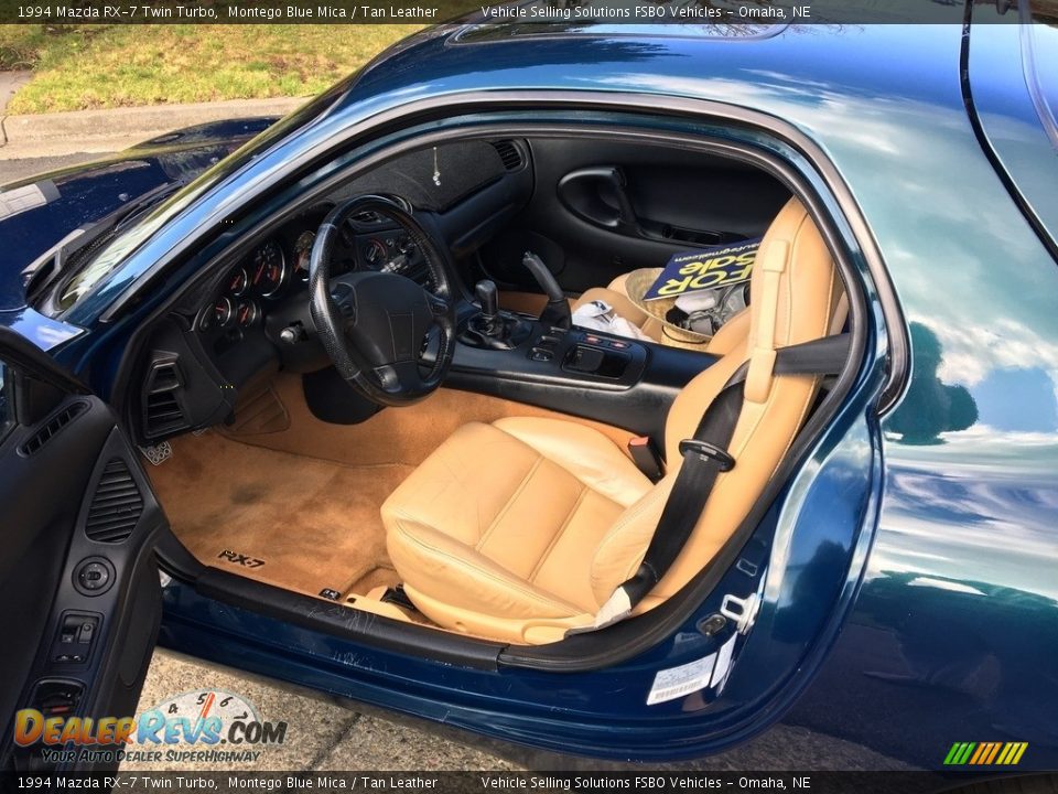 Tan Leather Interior - 1994 Mazda RX-7 Twin Turbo Photo #3