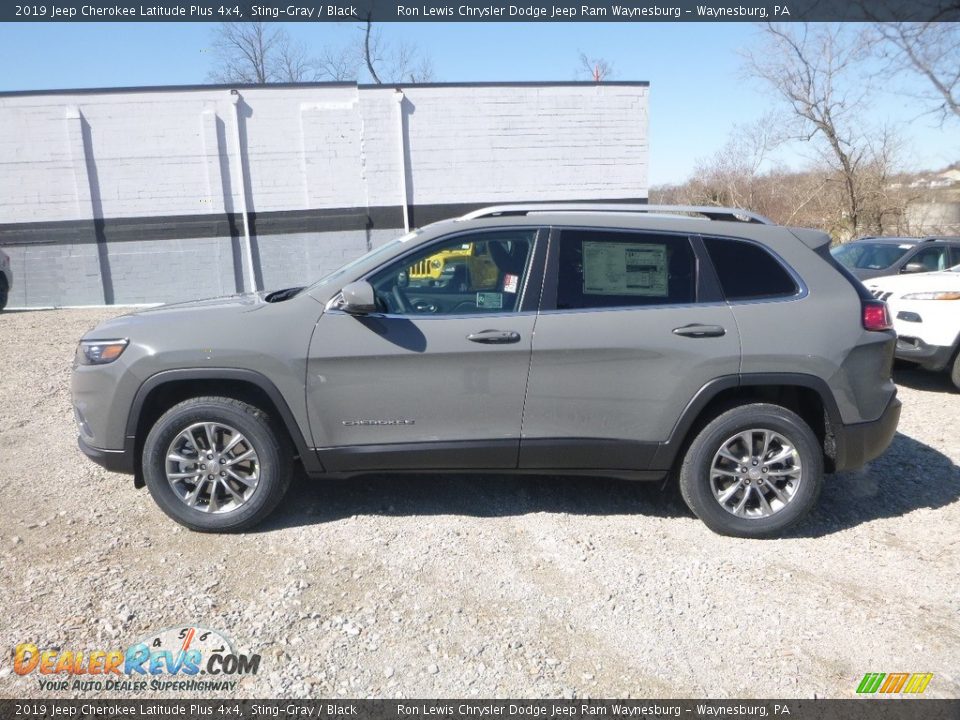 2019 Jeep Cherokee Latitude Plus 4x4 Sting-Gray / Black Photo #2