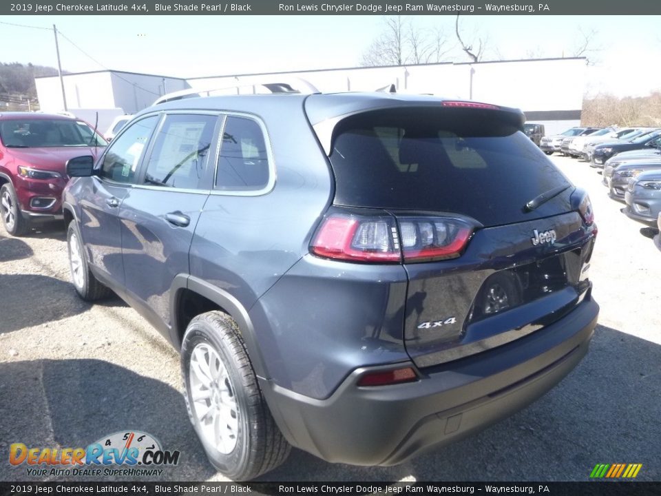 2019 Jeep Cherokee Latitude 4x4 Blue Shade Pearl / Black Photo #3