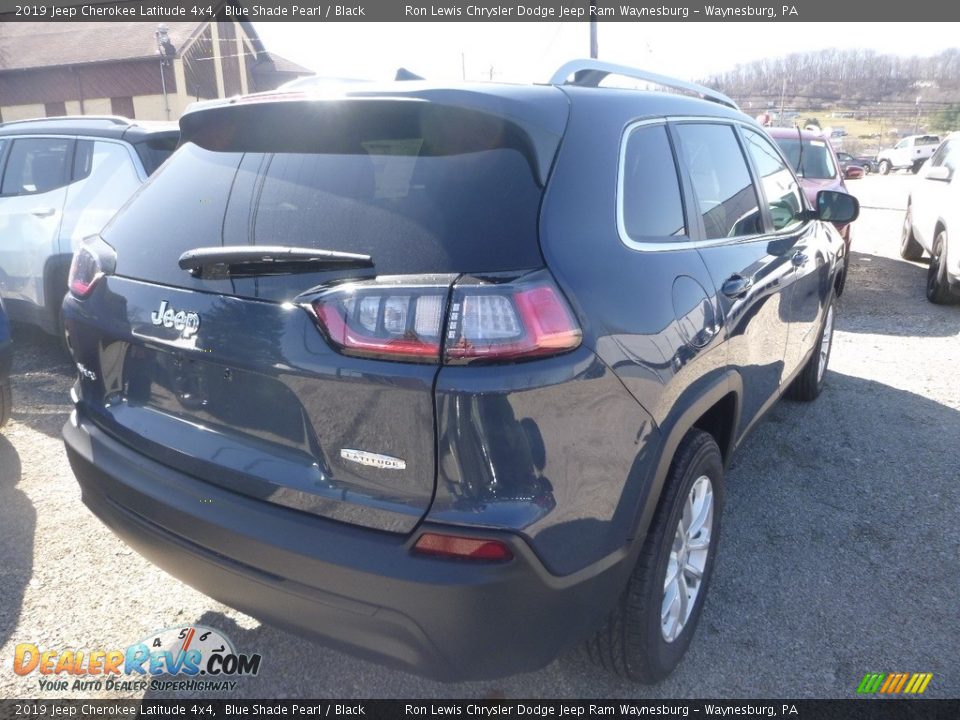 2019 Jeep Cherokee Latitude 4x4 Blue Shade Pearl / Black Photo #5