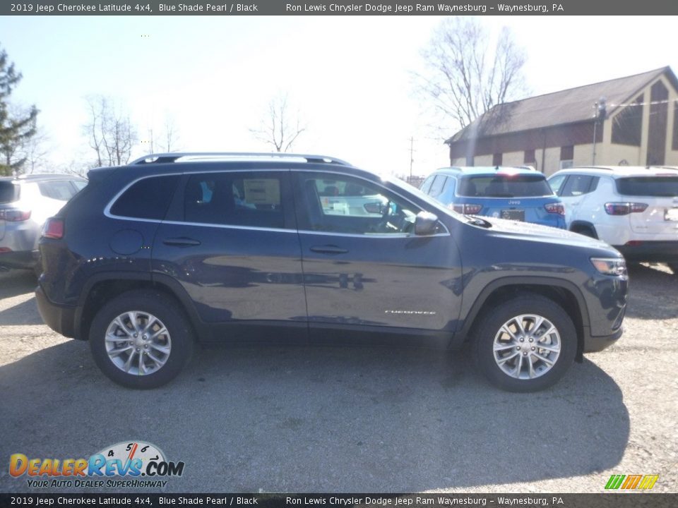 2019 Jeep Cherokee Latitude 4x4 Blue Shade Pearl / Black Photo #6