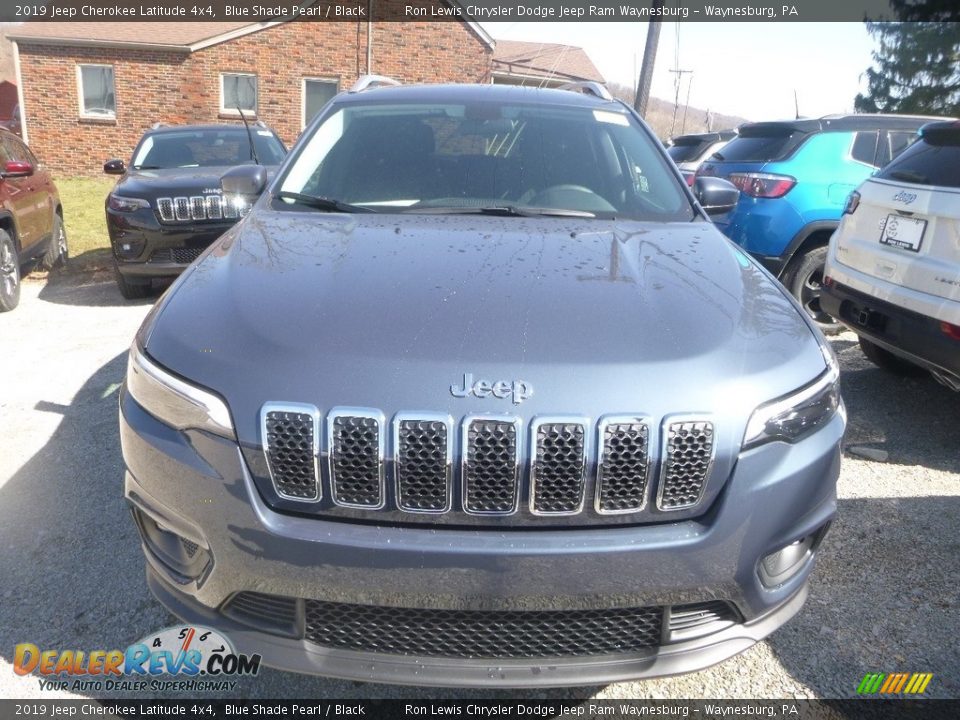 2019 Jeep Cherokee Latitude 4x4 Blue Shade Pearl / Black Photo #8