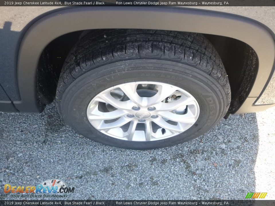 2019 Jeep Cherokee Latitude 4x4 Blue Shade Pearl / Black Photo #9