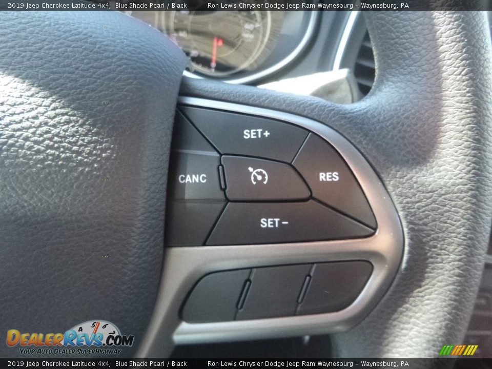 2019 Jeep Cherokee Latitude 4x4 Blue Shade Pearl / Black Photo #17