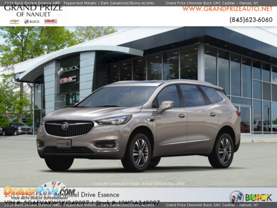 2019 Buick Enclave Essence AWD Pepperdust Metallic / Dark Galvanized/Ebony Accents Photo #1