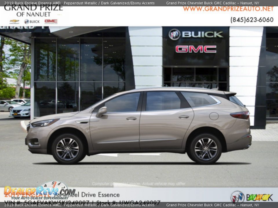 2019 Buick Enclave Essence AWD Pepperdust Metallic / Dark Galvanized/Ebony Accents Photo #2