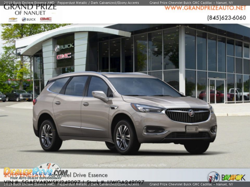 2019 Buick Enclave Essence AWD Pepperdust Metallic / Dark Galvanized/Ebony Accents Photo #4