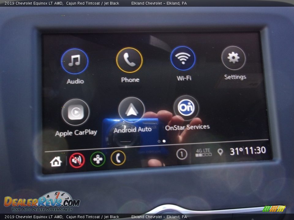 2019 Chevrolet Equinox LT AWD Cajun Red Tintcoat / Jet Black Photo #16