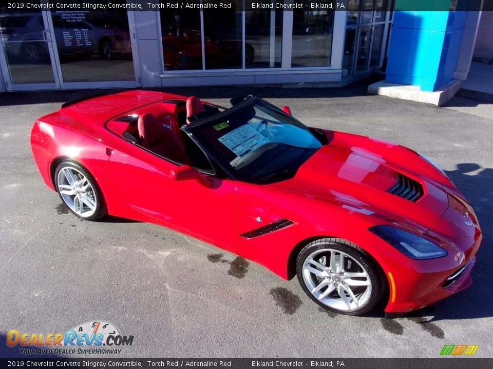 2019 Chevrolet Corvette Stingray Convertible Torch Red / Adrenaline Red Photo #2