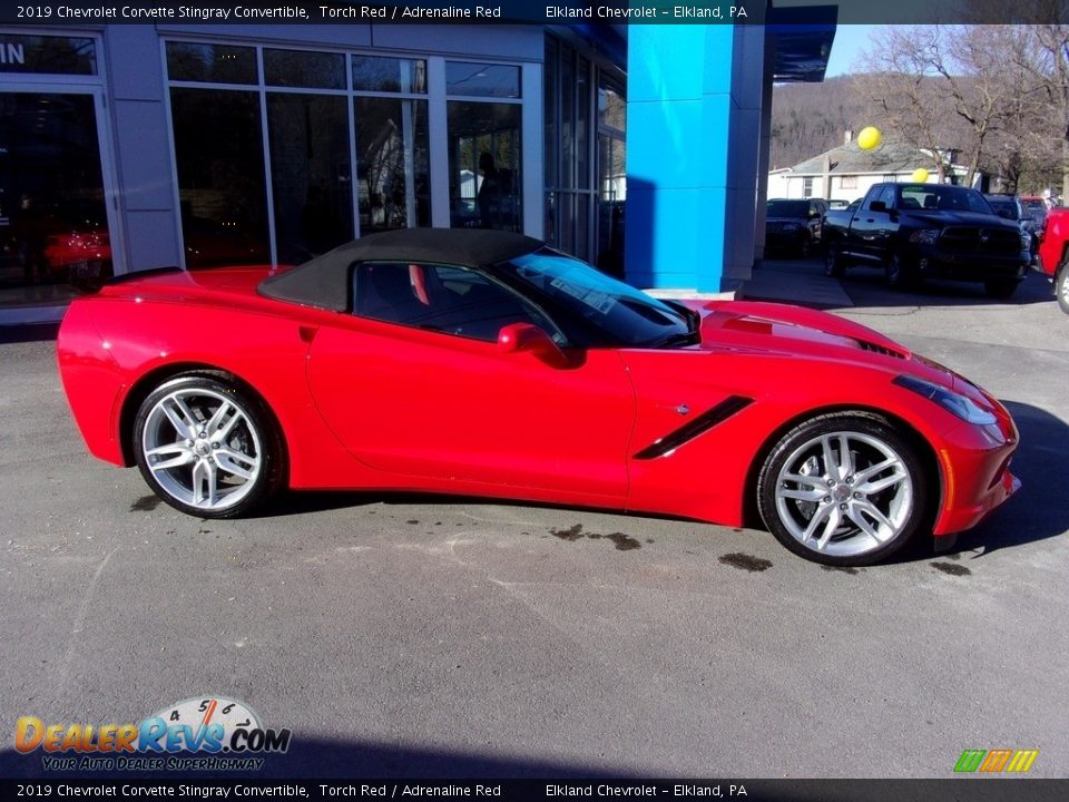 2019 Chevrolet Corvette Stingray Convertible Torch Red / Adrenaline Red Photo #5