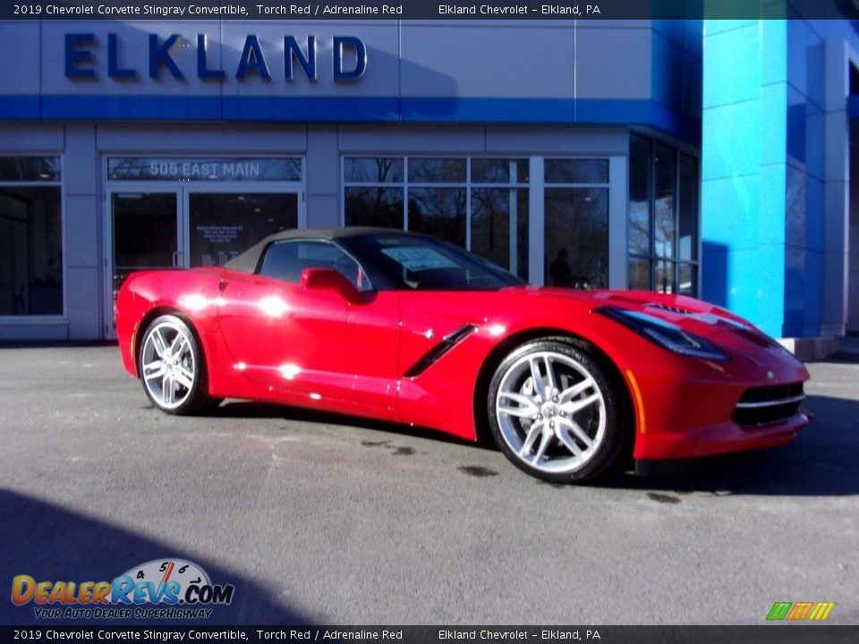 2019 Chevrolet Corvette Stingray Convertible Torch Red / Adrenaline Red Photo #6