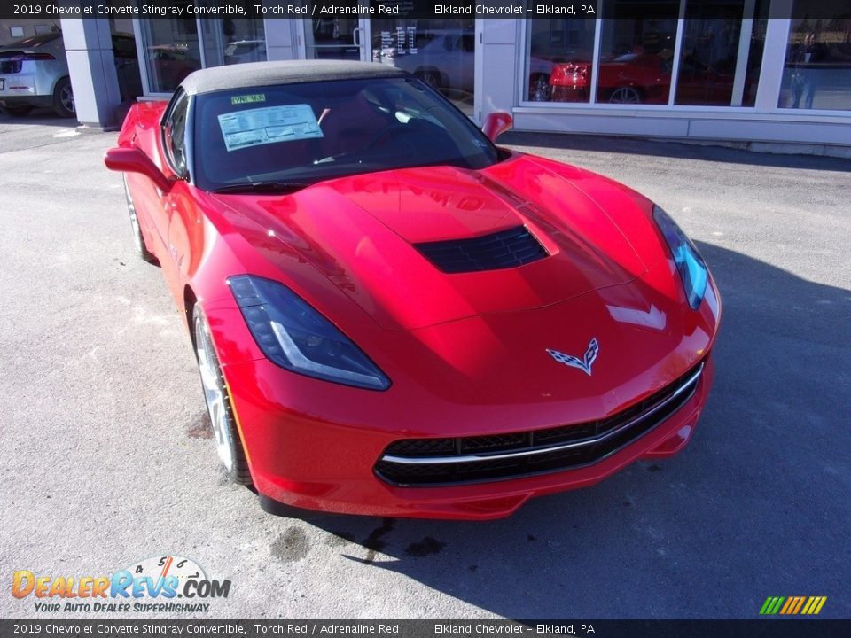 2019 Chevrolet Corvette Stingray Convertible Torch Red / Adrenaline Red Photo #7