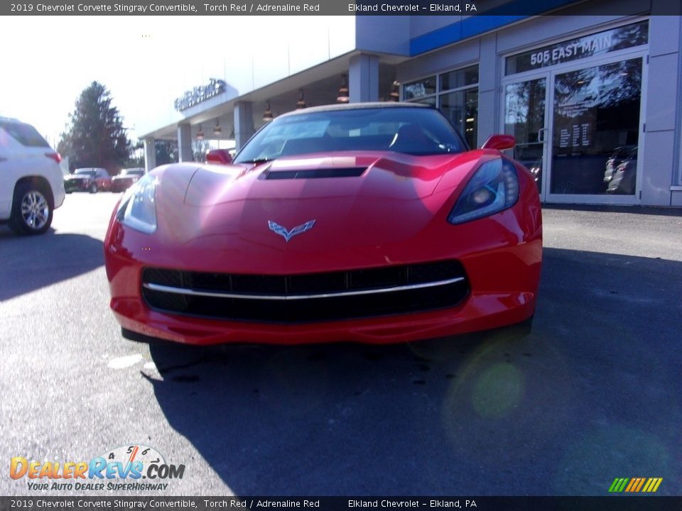 2019 Chevrolet Corvette Stingray Convertible Torch Red / Adrenaline Red Photo #8