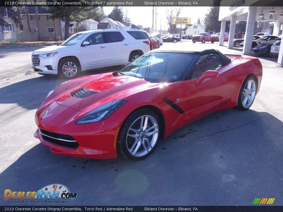 2019 Chevrolet Corvette Stingray Convertible Torch Red / Adrenaline Red Photo #9