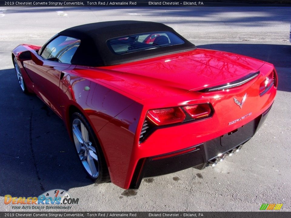 2019 Chevrolet Corvette Stingray Convertible Torch Red / Adrenaline Red Photo #11