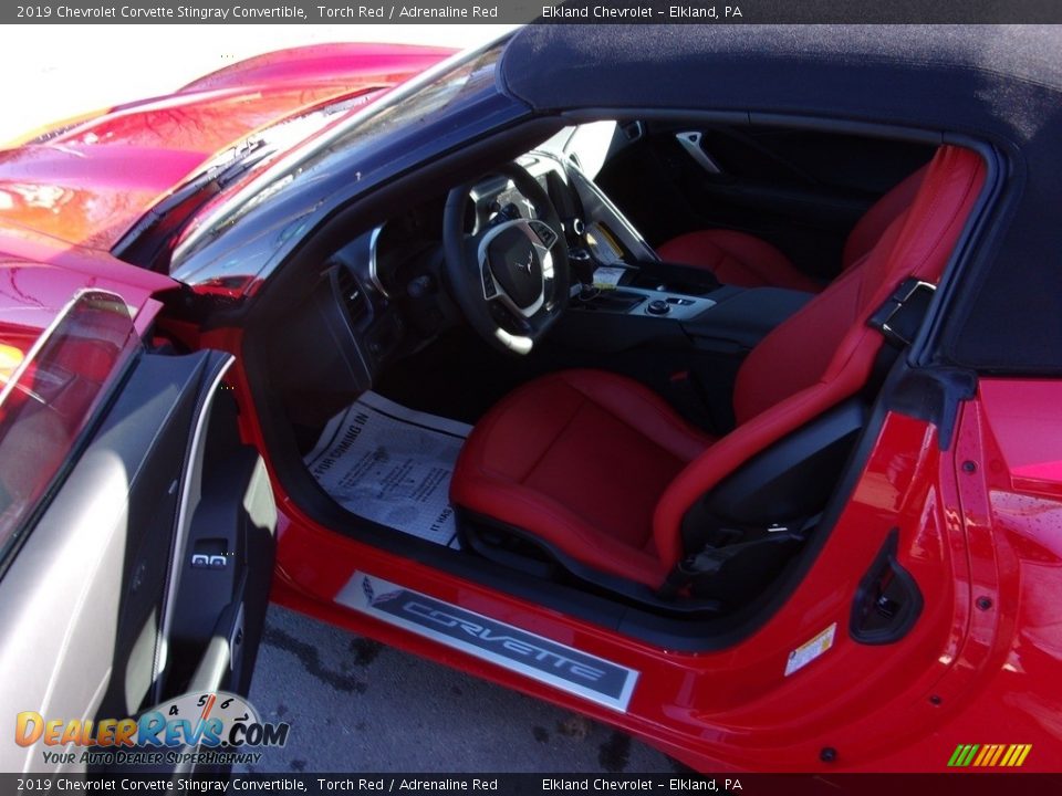 2019 Chevrolet Corvette Stingray Convertible Torch Red / Adrenaline Red Photo #12