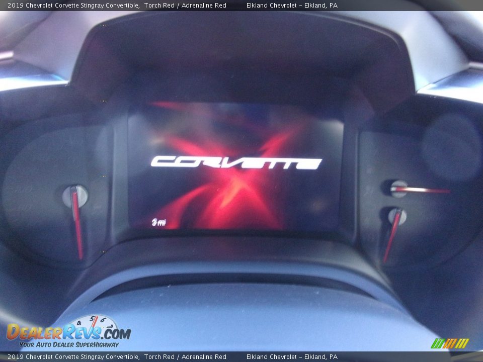 2019 Chevrolet Corvette Stingray Convertible Torch Red / Adrenaline Red Photo #13