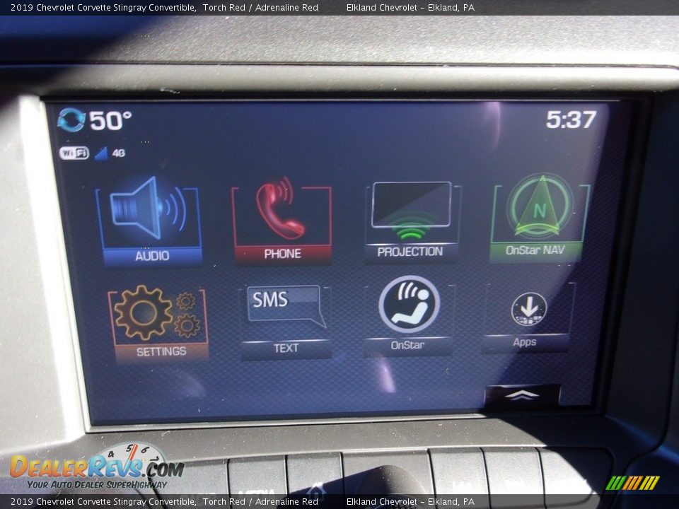 2019 Chevrolet Corvette Stingray Convertible Torch Red / Adrenaline Red Photo #16