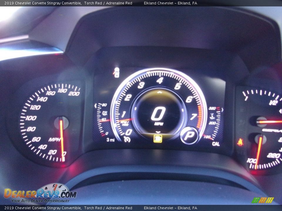 2019 Chevrolet Corvette Stingray Convertible Torch Red / Adrenaline Red Photo #17