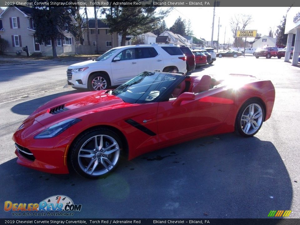 2019 Chevrolet Corvette Stingray Convertible Torch Red / Adrenaline Red Photo #18