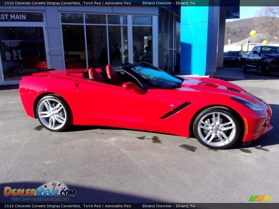 2019 Chevrolet Corvette Stingray Convertible Torch Red / Adrenaline Red Photo #19