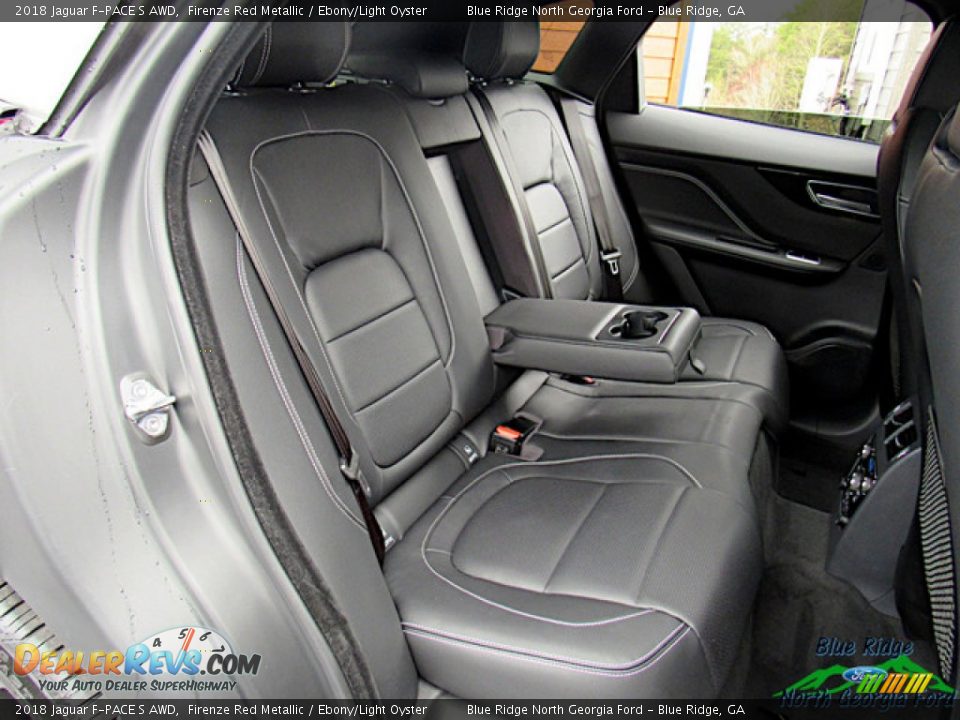 2018 Jaguar F-PACE S AWD Firenze Red Metallic / Ebony/Light Oyster Photo #12
