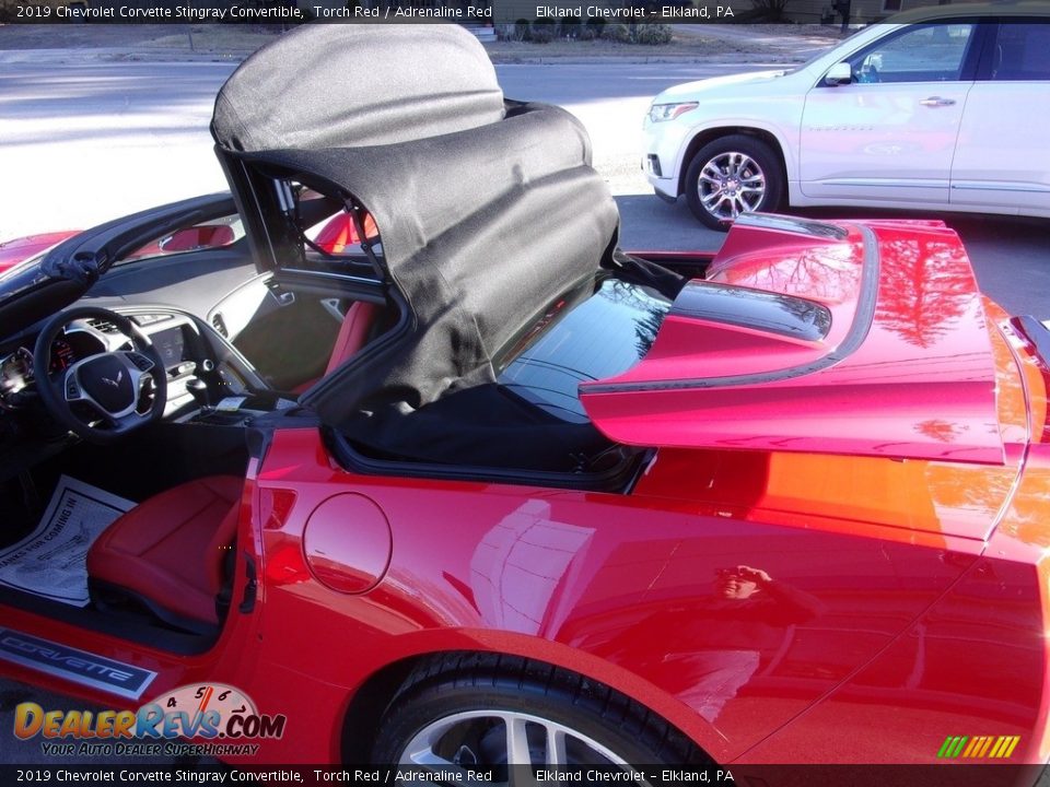 2019 Chevrolet Corvette Stingray Convertible Torch Red / Adrenaline Red Photo #23