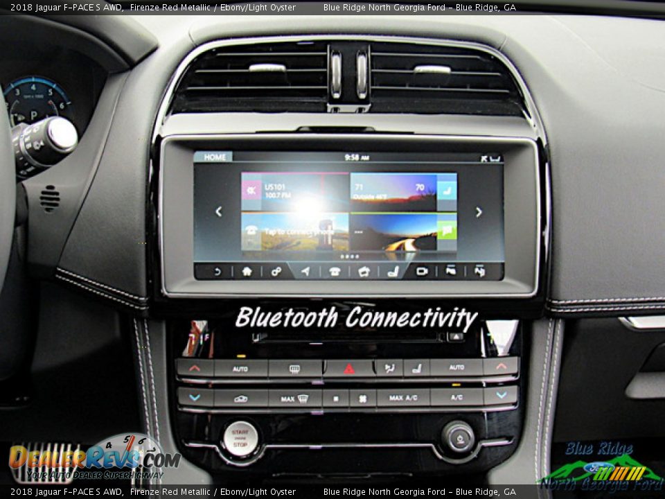 2018 Jaguar F-PACE S AWD Firenze Red Metallic / Ebony/Light Oyster Photo #15
