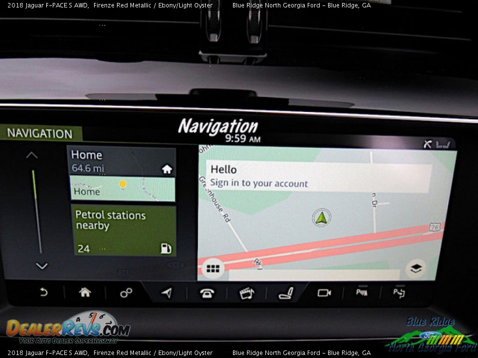 2018 Jaguar F-PACE S AWD Firenze Red Metallic / Ebony/Light Oyster Photo #17